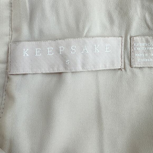 KEEPSAKE the Label Lonely‎ Love Lace Overlay Halter Midi Dress in Rose Size S - Picture 9 of 14